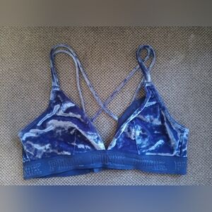 Victoria's Secret Pink Velvet Triangle Bralette Size Large
